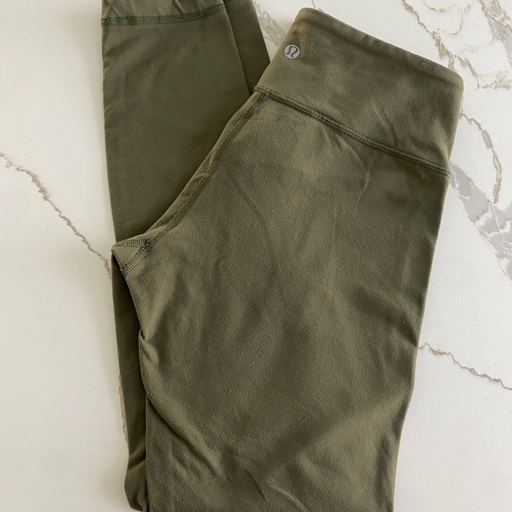 Lululemon olive align pants